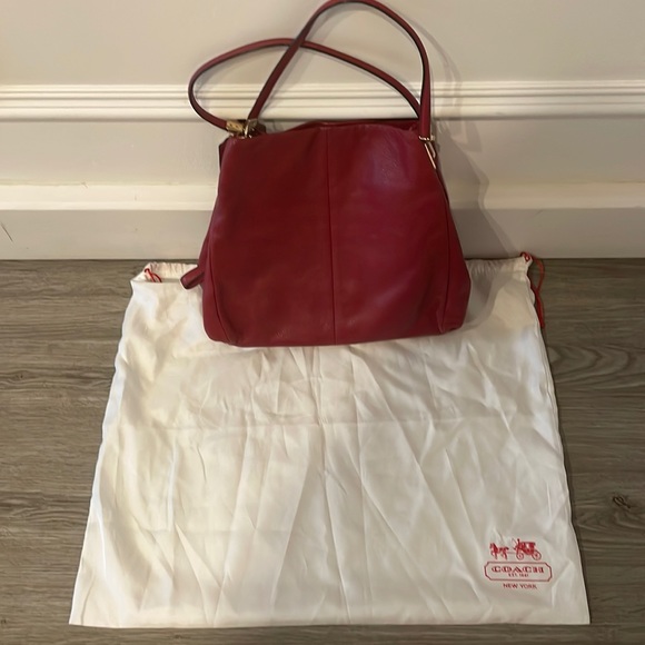 Red Coach Purse - Picture 1 of 5